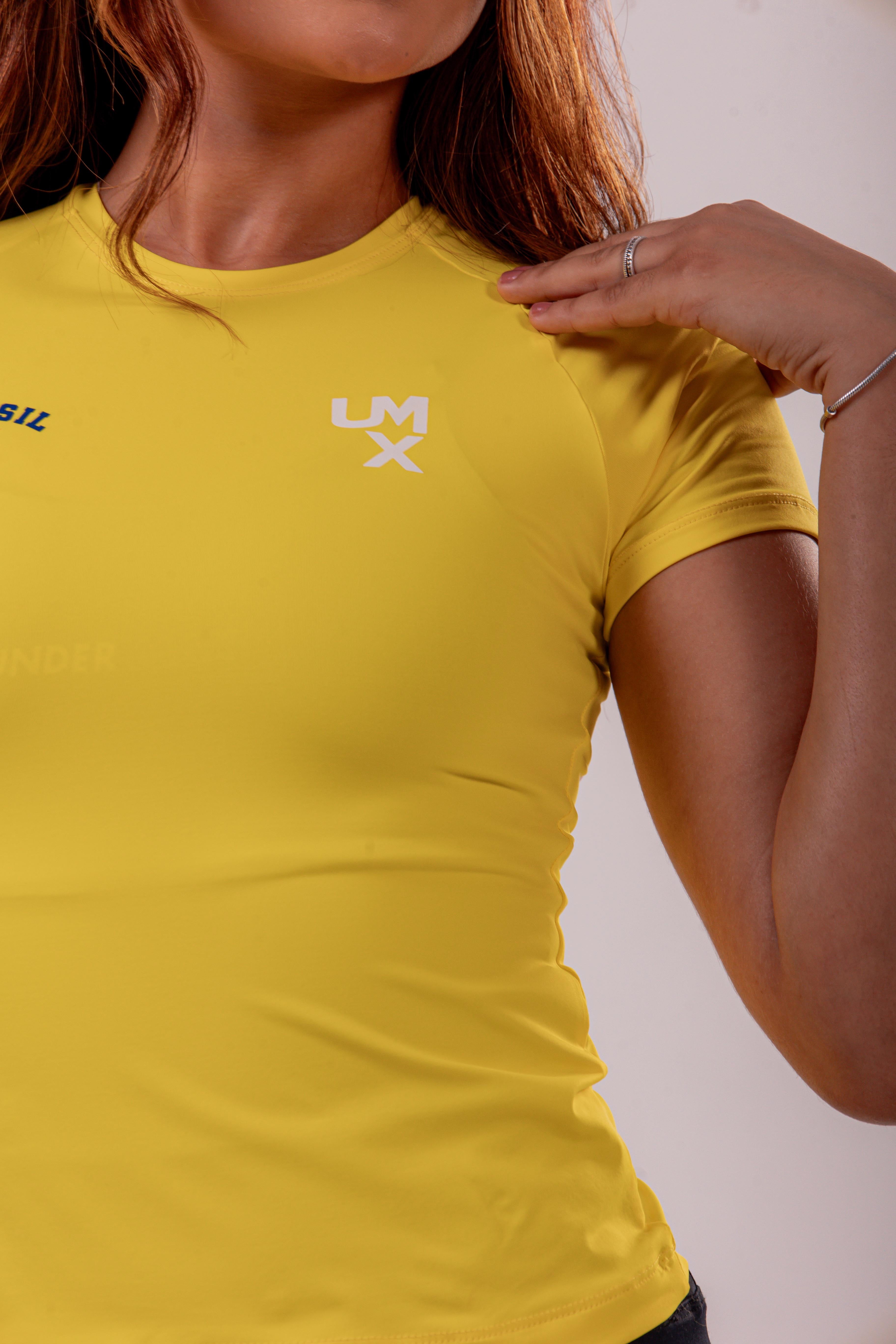 Camisa Feminina Under Brasil Fit